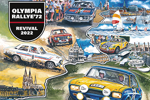 2022 Olympia72 Revival Rallye Plakat Kiel